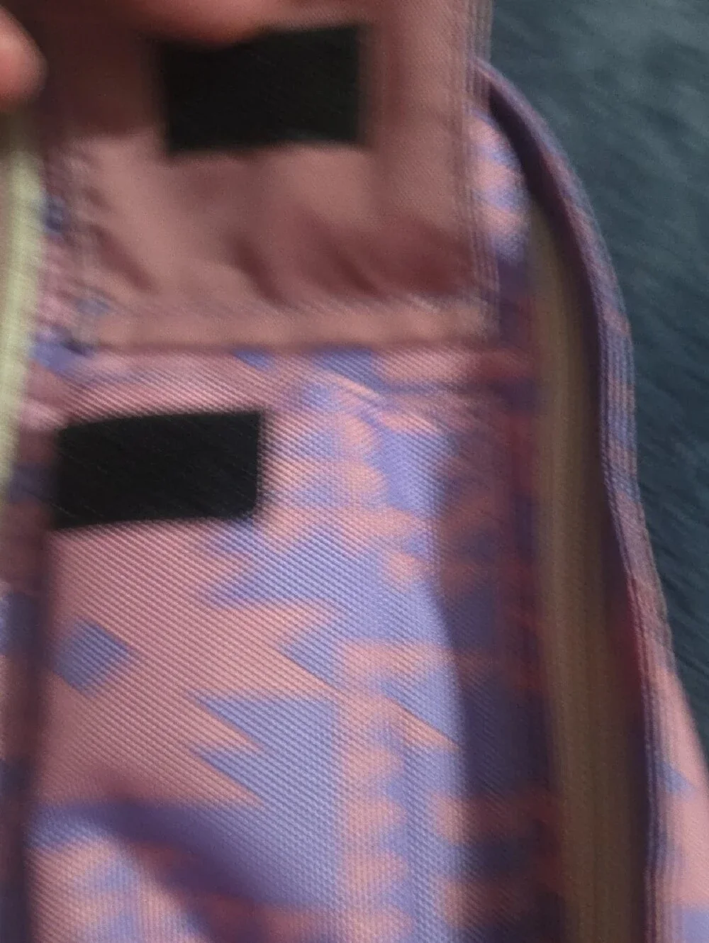 Kavu Crossbody Sling Bag - Lavender and Pink Aztec